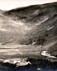 Mardale, roof of Dun Bull Hotel in foreground