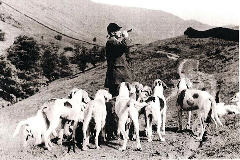 Coniston Foxhounds at Sweden Bridge 1957