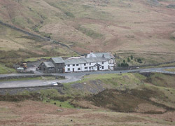 Kirkstone Pass Inn from the path to Red Screes	
