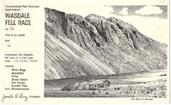 Wasdale Fell Race Certificate 1973