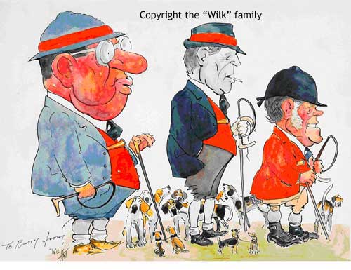 George CGraham, Phil Davidson and Johnnie Richardson by Wilk, 1989